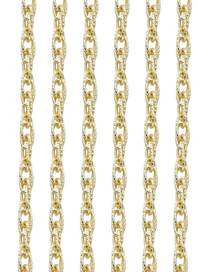 Satra Traders Aluminium Chain Twisted Links Spool Jewelry Making Chains Craft Chain for Necklace Bracelet Earring | Size : H-10mm W-14mm | Qty : 1mtr | JT-16-57-8 (Silver) - Image 4